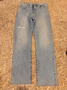 Madewell Light Blue Straight Leg Jeans